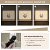 Panda - Beige - Minimalistisch Light Box met batterij (Wandlamp kind) middel -USP_dimbaarNL