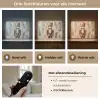 Kerst - Poppetje - Abstract Light Box met batterij (Wandlamp) middel -USP_lichtkleurNL