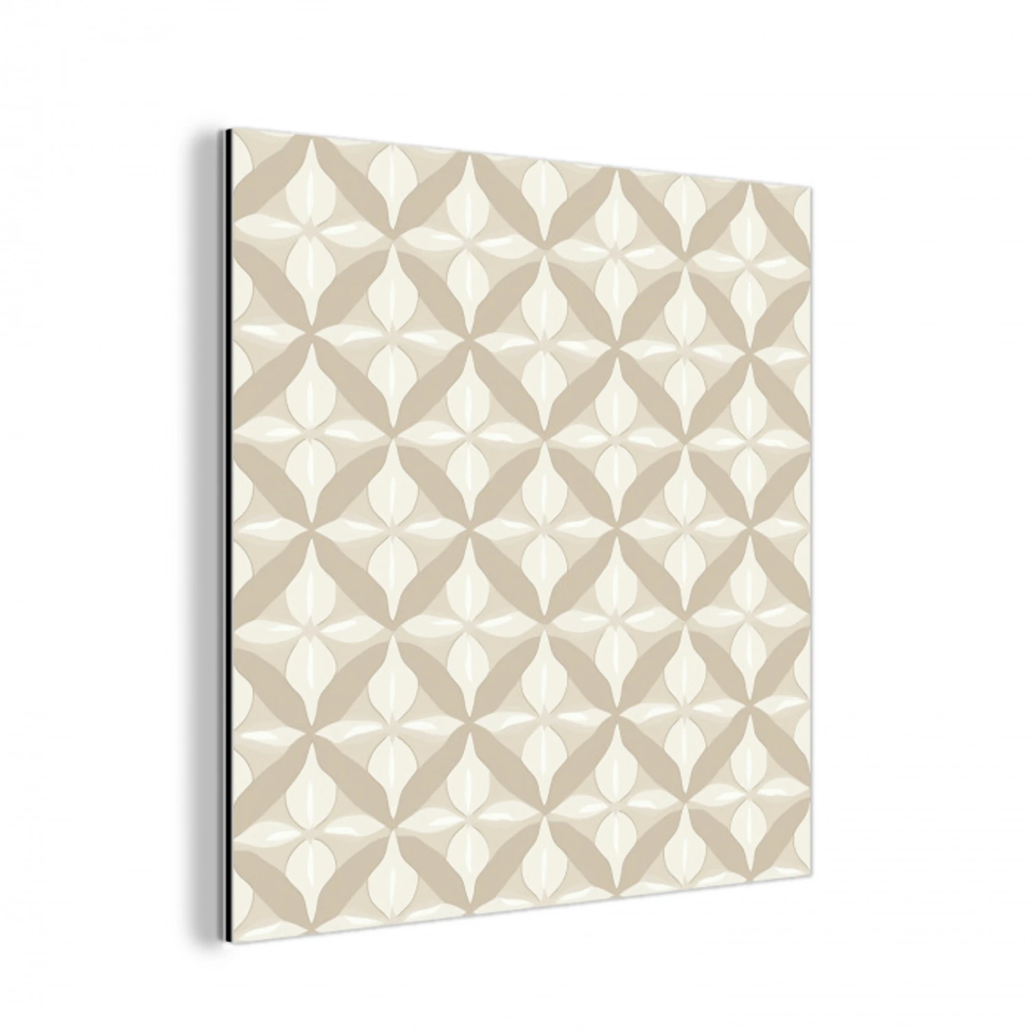 Patroon - Klassiek - Beige aluminium wit klein 46 -3d