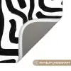 Modern - Lijnen - Zwart WCmat klein 1009 -USP_AntislipNL