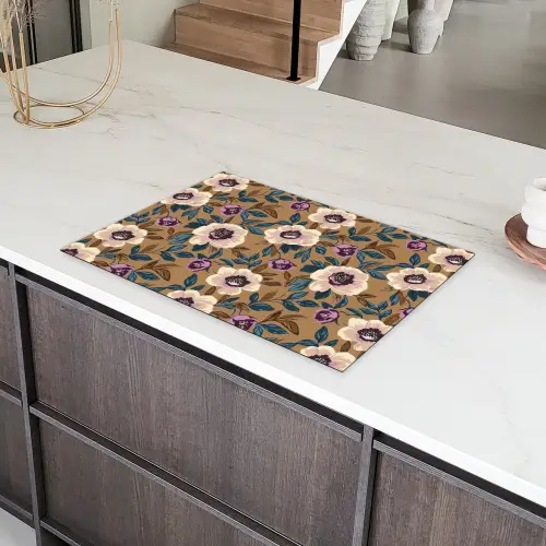 Floraal - Stilleven - Kleurrijk Inductie beschermer vinyl 3mm klein 276 -sfeer8