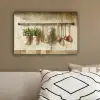 Hout - Keukengerei - Stilleven - Tegels canvas 2cm klein -sfeer3