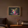Drumstel - Kleurrijk - Verf - Levendig Light Box met batterij (Wandlamp) middel -sfeer4