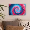 Spiraal - Roze - Draaiend canvas 2cm klein -sfeer1