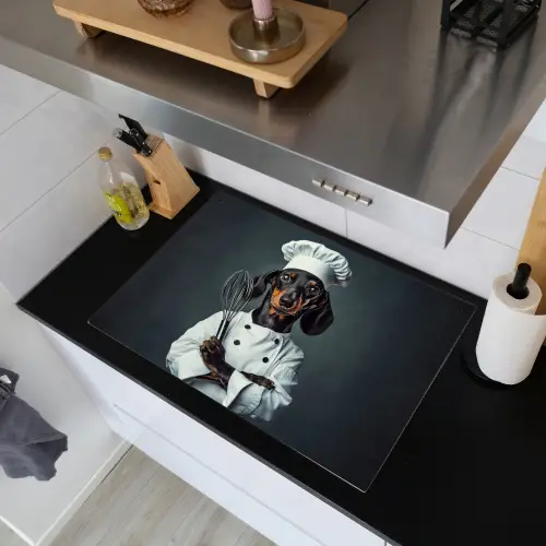 Hond - Garde - Kok Inductie beschemer met haakjes klein -sfeer1
