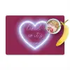 I liked it so it's mine - Neon hart - Roze Placemat vinyl groot -zzzproduct_Kitchenyeah-website