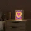 Tie dye - Hartvorm - Vlammen - Oranje Light Box met kabel klein -sfeer1_kind