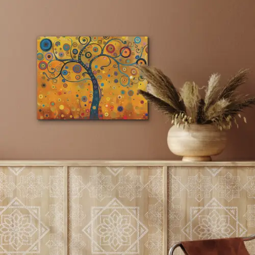 Abstract - Boom - Levensboom - Modern PET vilt klein -sfeer4