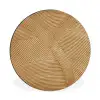 Structuur - Natuur - Kunst - Rotan Wandcirkel aluminium klein -3d
