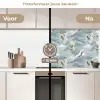 Wolken - Kraanvogels - Blauw keuken achterwand 2 middel 871 -voor-na2_NL