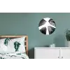 Gebouwen - Lucht - Zwart Wandcirkel aluminium klein -slaapkamer