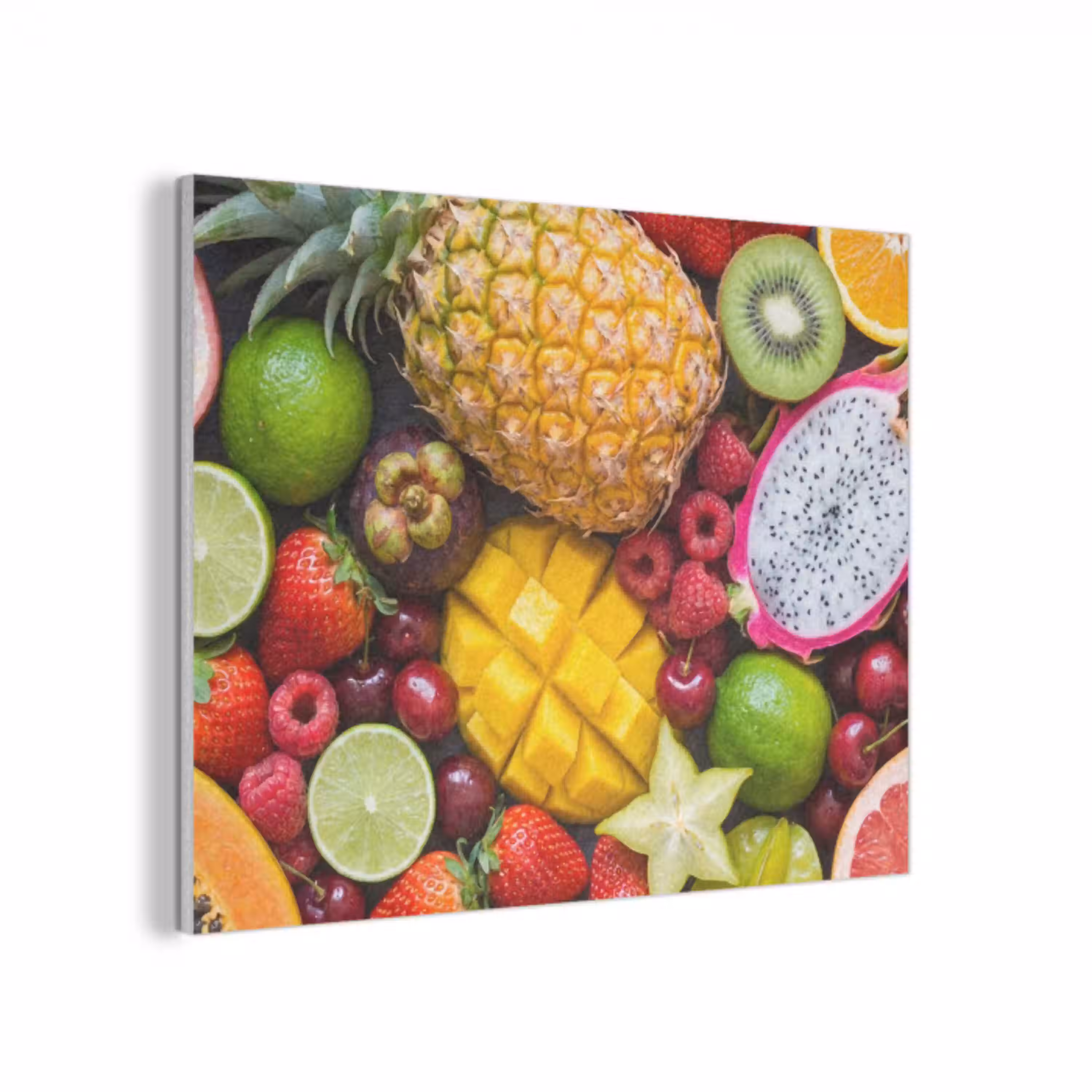 Fruit - Assortiment - Vers - Gezond - Kleurrijk PET vilt klein -3d