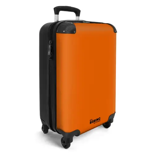 Oranjebruine tint NBS - Handbagage koffer - Kinderen Unisex middel -productfoto_3d
