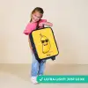 Lollige gele banaan Kinderkoffer - Zwart klein -sfeer2_UK