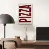 Pizza - Vintage - Decoratie - Japandi aluminium wit klein -sfeer5