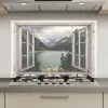 Doorkijk - Water - Berg keuken achterwand spatscherm klein -3d_website