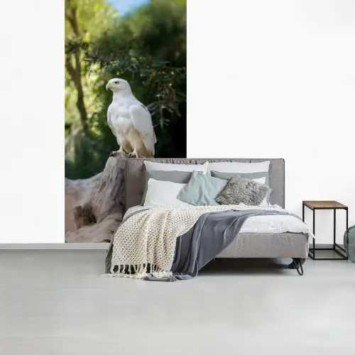Arend - Hout - Wit - Planten fotobehang vinyl groot -slaapkamer