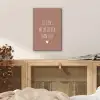 Jij bent mijn liever dan lief - Spreuken - Quotes aluminium wit klein -sfeer3