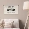 Kerst - Quotes - Feliz navidad - Kerstmis - Feestdagen Wandkleed katoen klein -sfeer4