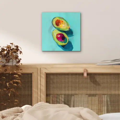 Avocado - Groen - Pit - Schaduw aluminium wit klein -sfeer3