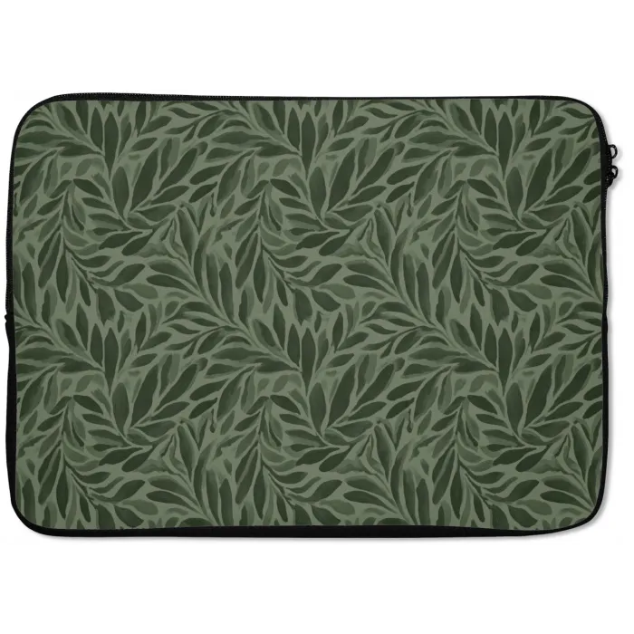 Bladeren - Organisch - Groen laptophoes neopreen klein 279 -zkaufland3dotto
