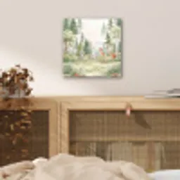 Bos - Dieren - Groen aluminium wit klein -sfeer3