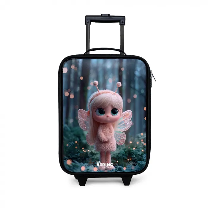 Fairy - Bos - Glitters Kinderkoffer - Zwart klein -3d