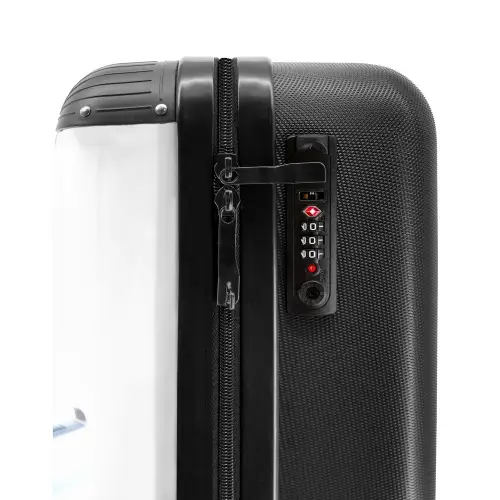 Witte wervelwind Koffer - NBS - Handbagage middel -slot