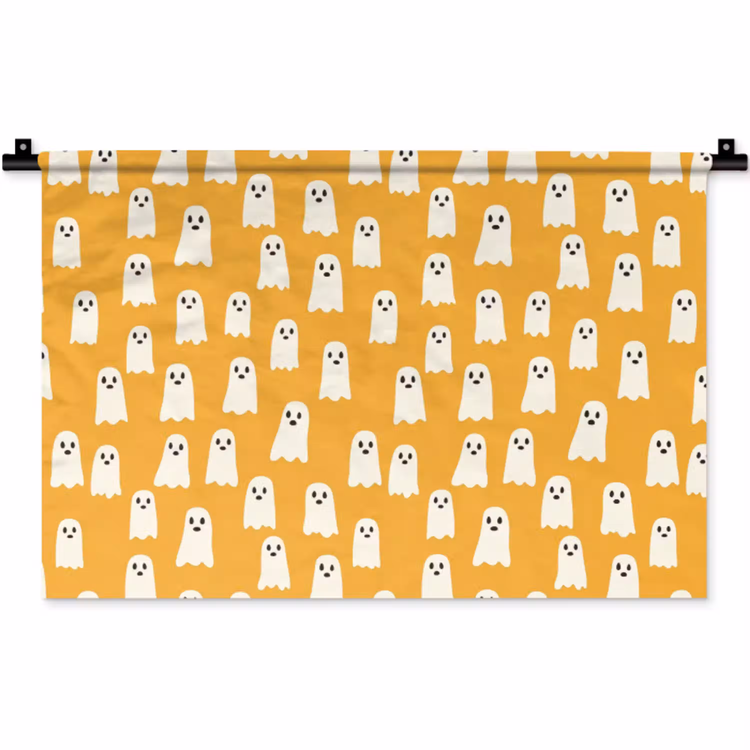 Halloween - Spookjes - Oker Wandkleed katoen klein 269 -zz3d