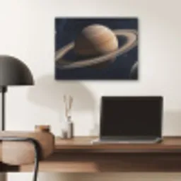 Planeten - Saturnus - Ruimte PET vilt klein -sfeer5