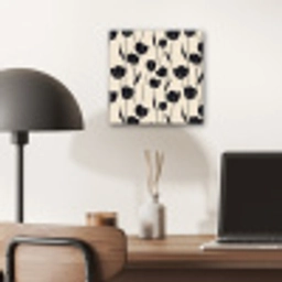 Tulpen - Patroon - Zwart aluminium wit klein 46 -sfeer5