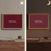 Bordeaux - Nice - minimalistisch Light Box met batterij (Wandlamp) middel -sfeer3