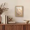 Close up - Pioenroos - Lichtroze Light Box met kabel (Tafellamp) klein -sfeer2