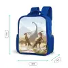 Dinosaurus - Landschap - Tropisch - Kinderen - Jongens Kinderrugzak - Blauw middel -productfoto_formaten