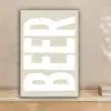 Beer - Japandi - Beige - Decoratie canvas 2cm klein -sfeer1