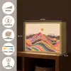 Zon - Kleurrijk landschap - Bergen Light Box met batterij (Wandlamp) middel -USP_websiteoverzichtNL
