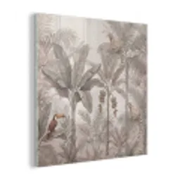 Natuur - Jungle - Ringstaartmaki - Bruin plexiglas 5mm klein -z3d