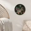 Stilleven met bloemen - Schilderij van Cornelia van der Mijn Wandcirkel kunststof plaat 5mm dik klein -sfeer5