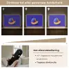 Meloen - Blauw - Oranje - Kunstzinnig Light Box met batterij (Wandlamp) middel -USP_dimbaarNL