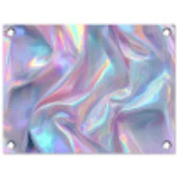 Golvend - Pasteltinten - Glanzend - Stof tuinposter los doek klein -3d