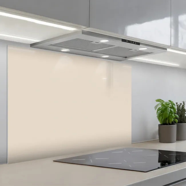 Kitchen Splashback - Beige - Solid color