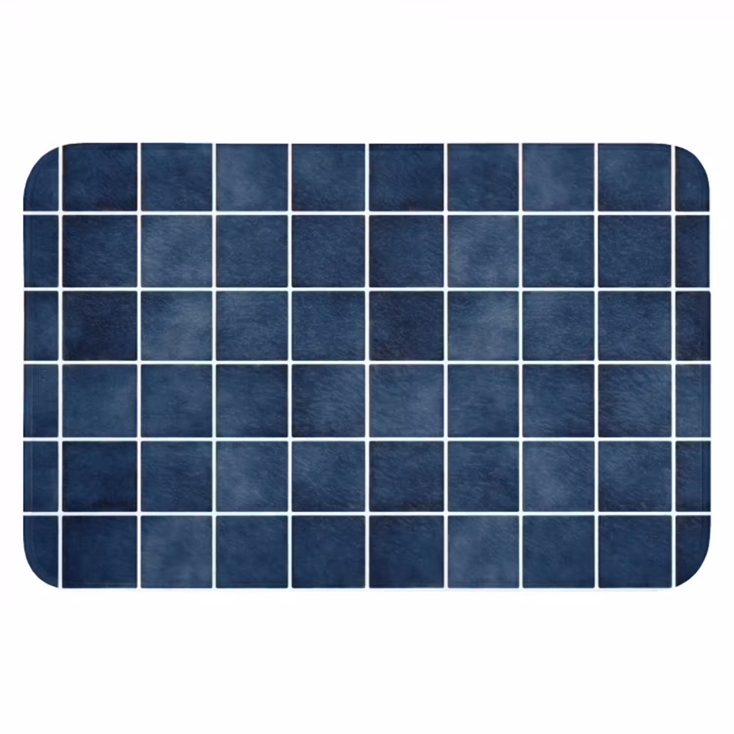 Tegel - Modern - Blauw Badmat klein 997 -3d