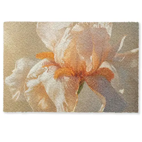 Close up - Oranje - Iris Deurmat klein -zkaufland3d