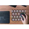 traditioneel - Element - Kleurrijk muismat rubber klein 262 -toetsenbord