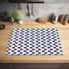 Oceaan - Vis - Blauw - Wit Inductie beschermer vinyl 3mm klein 276 -sfeer5