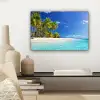 Strand - Zee - Palmboom - Zon - Zomer canvas 2cm klein -sfeer6