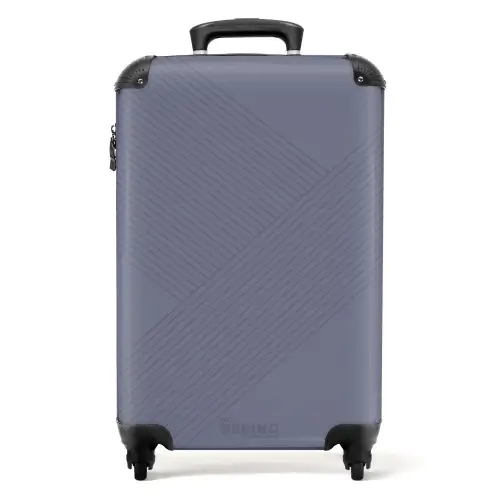 Minimal - Kruisende lijnen op NBS - Handbagage koffer - Unisex middel -productfoto_recht