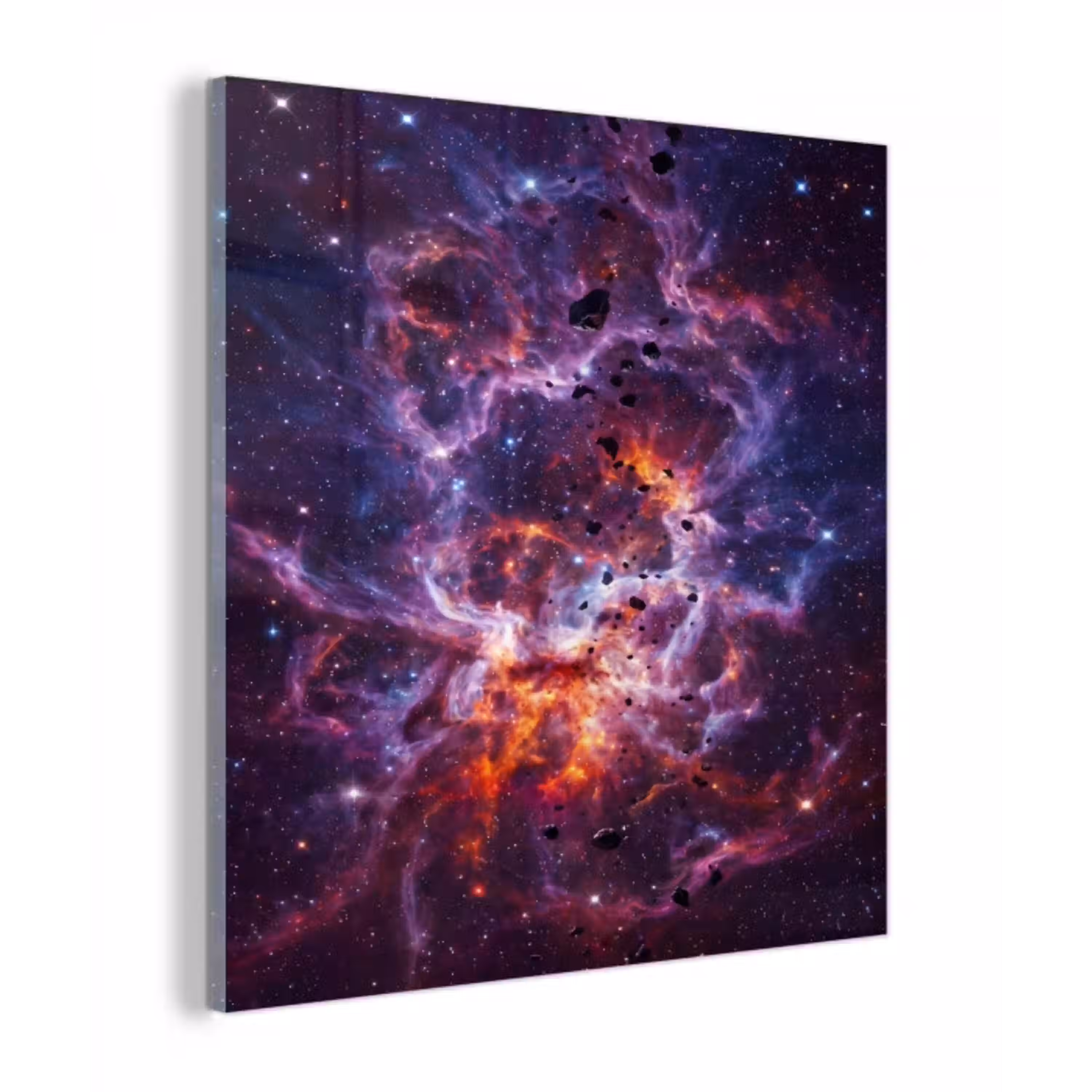Space - Stars - Abstract - Colorful plexiglas 5mm klein -z3d