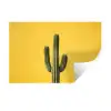 Cactus - Groen - Minimalistisch Muursticker klein -3d