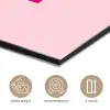 Bisou - Roze - Minimalistisch aluminium wit klein -closeup_NL